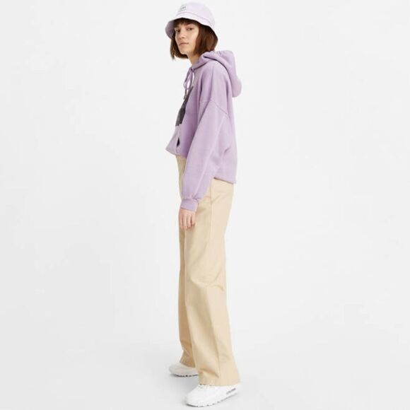 Levi's Premium Pleated High Loose Pants Beige Tan 26 X 30 Brand New Kakhi Tan - Picture 15 of 16